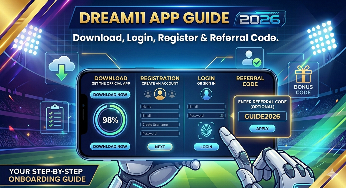 Dream11 App Download, Login, Register & Referral Code 2026 Guide