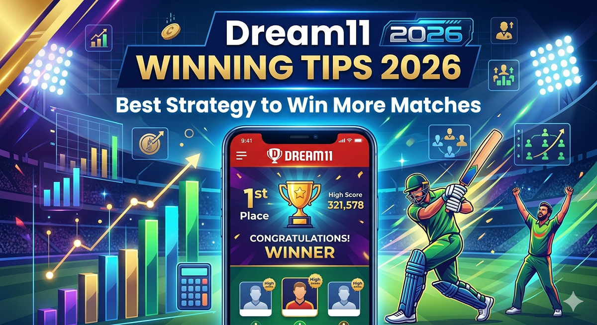 Dream11 Winning Tips 2026 – Best Strategy to Win More Matches