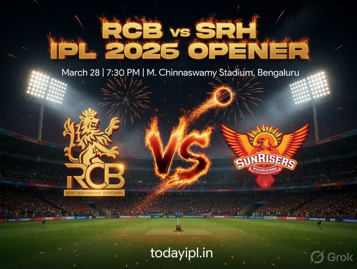 RCB vs SRH IPL 2026
